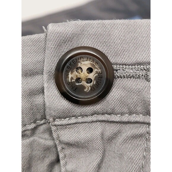 Chubbies Shorts Men's 34 Gray 5.5" Cotton Chino Elastic Waist Stretch Beach - Picture 8 of 8